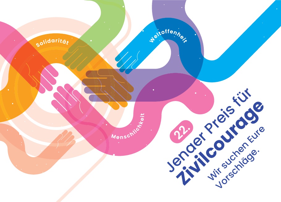 Preisträger*in für den „22. Jenaer Preis für Zivilcourage“ gesucht!
